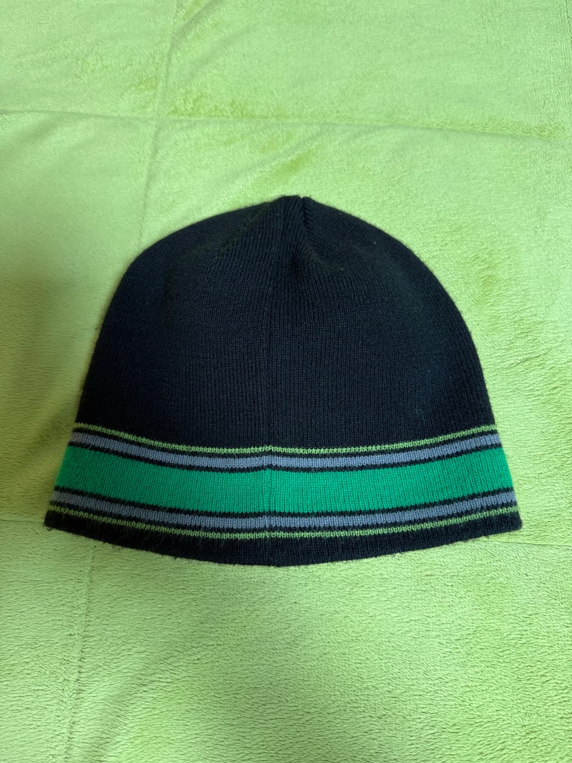 스투시 스트라이프 인터네셔널 비니 블랙 상품이미지2