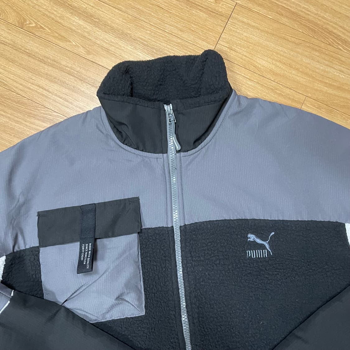 XL 푸마 플리스 후리스 자켓 블랙 상품이미지2