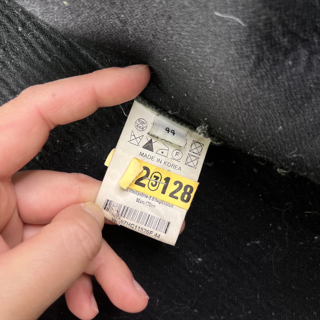 100 우영미 울 캐시미어 빈티지 코트  상품이미지6