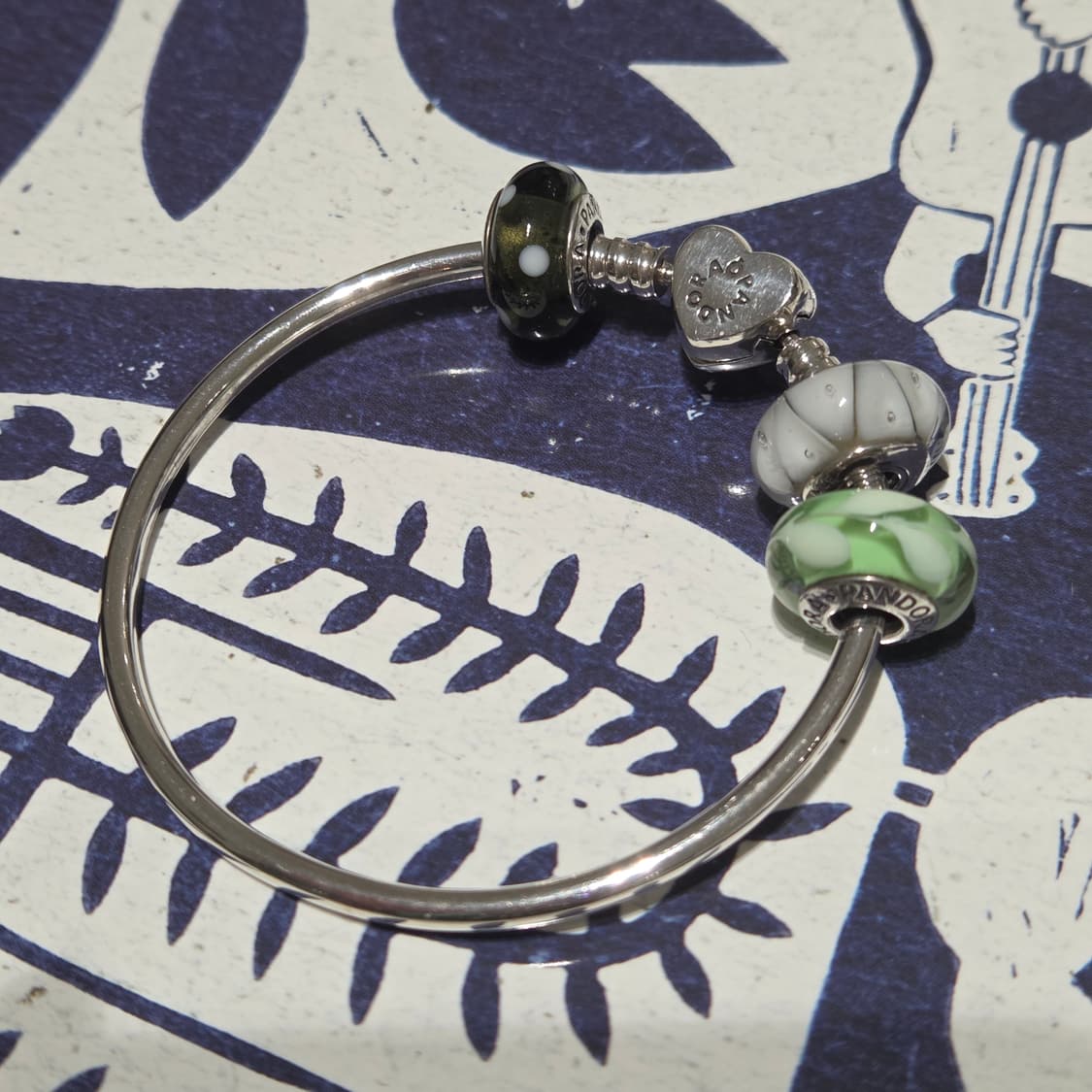 PANDORA 판도라 정품 하트뱅글 세트판매 뱅글팔찌 실버팔찌 상품이미지4