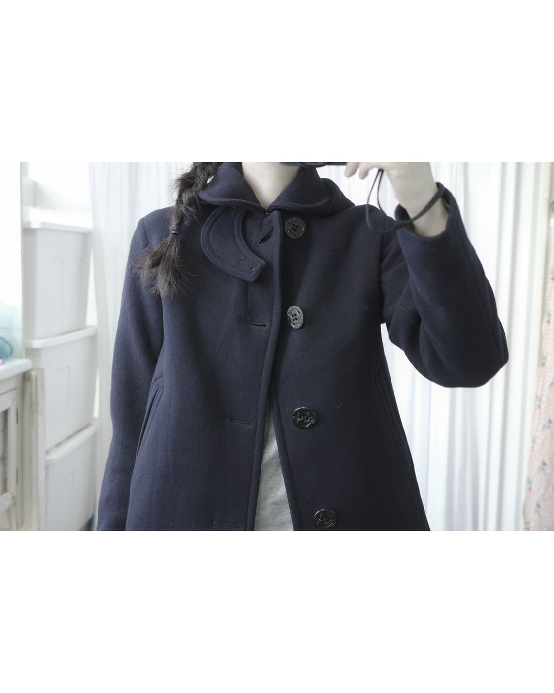 Oiciual navy coat 상품이미지10