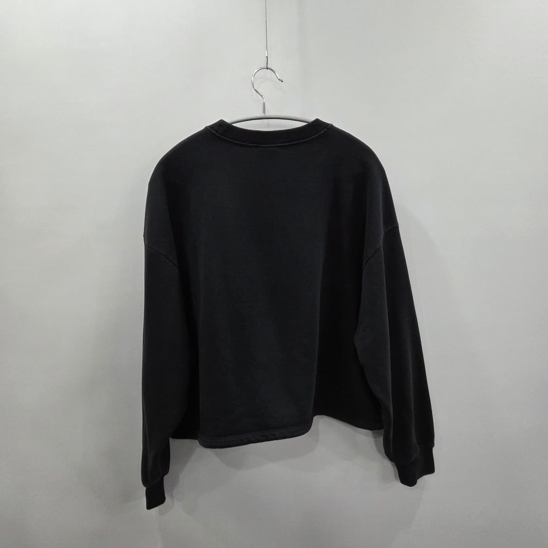 챔피온 우먼 스펠로고 프린팅 크롭 맨투맨 S 상품이미지5