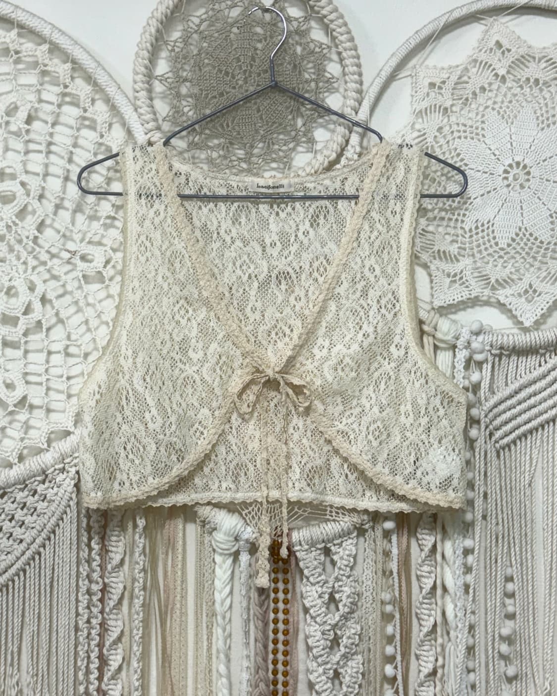 Lacifonelli Flower Crochet Vest 상품이미지1