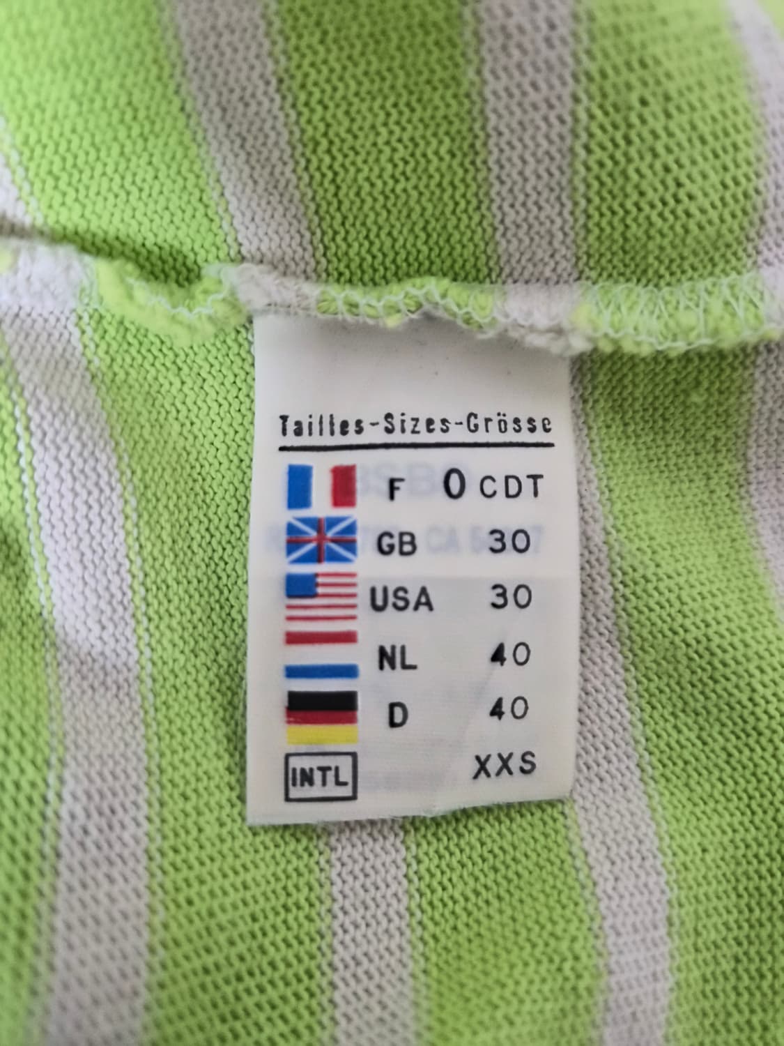 세인트제임스SaintJames 단가라 티셔츠 XXS사이즈 - T28 상품이미지5