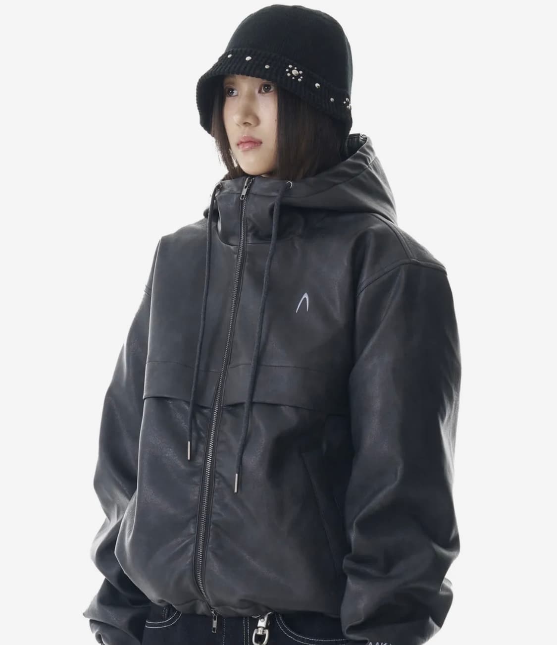 Multi Studded Knit Bucket Hat (Flower) 상품이미지3