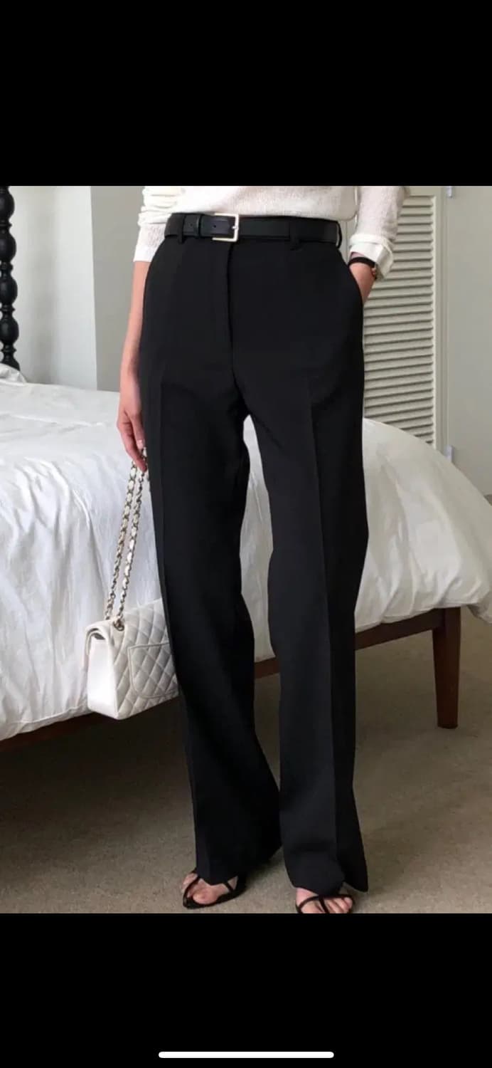 언더스탠딩 여름 베이직 팬츠 블랙 M 상품이미지1