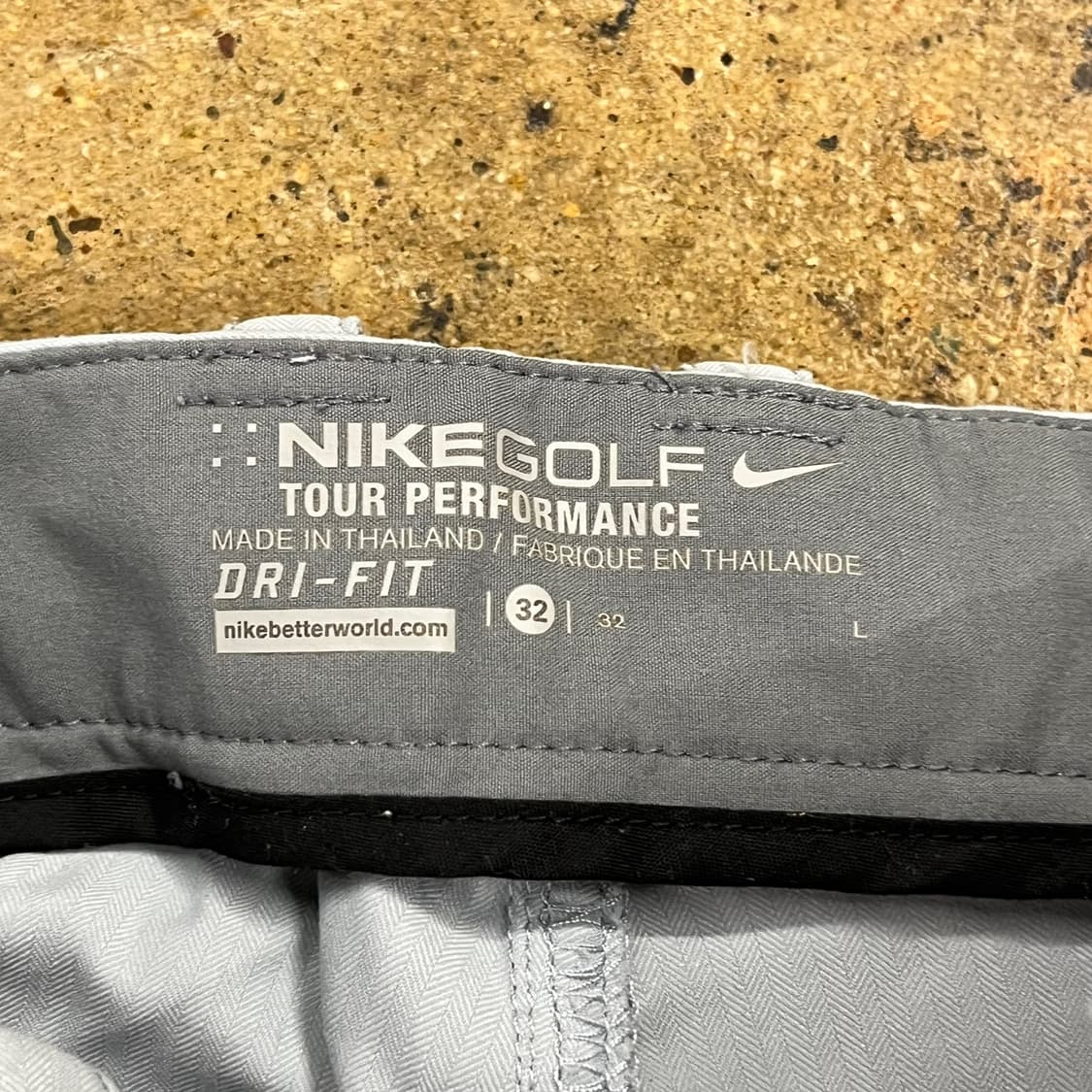 [정품/L] 나이키 골프 드라이핏 바지 회색 b17 상품이미지6