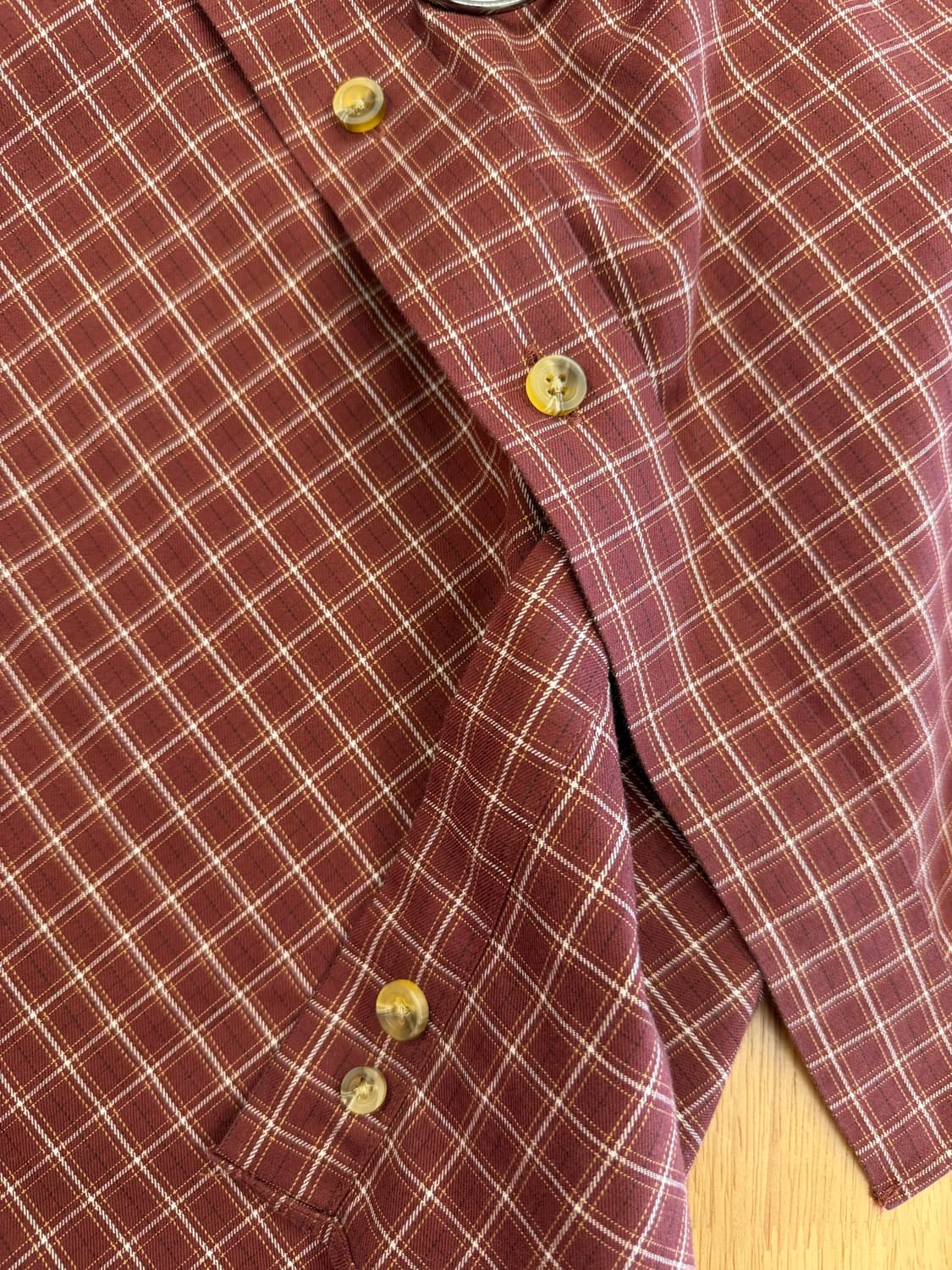 엘엘빈 링클프리 체크 셔츠 상품이미지4