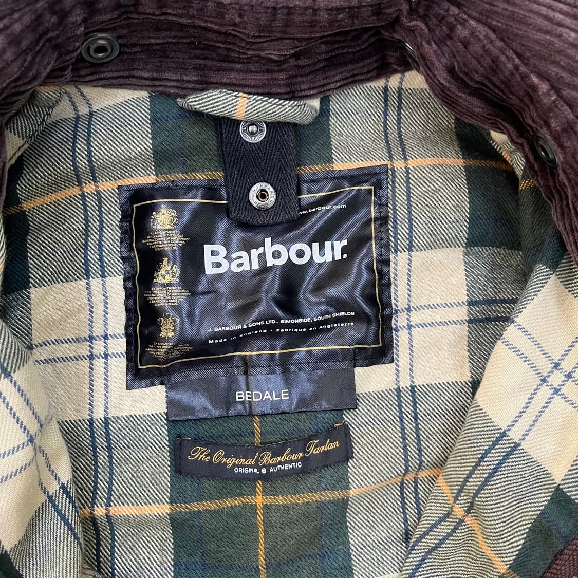 34 바버 비데일 왁스 자켓 0310M 상품이미지2