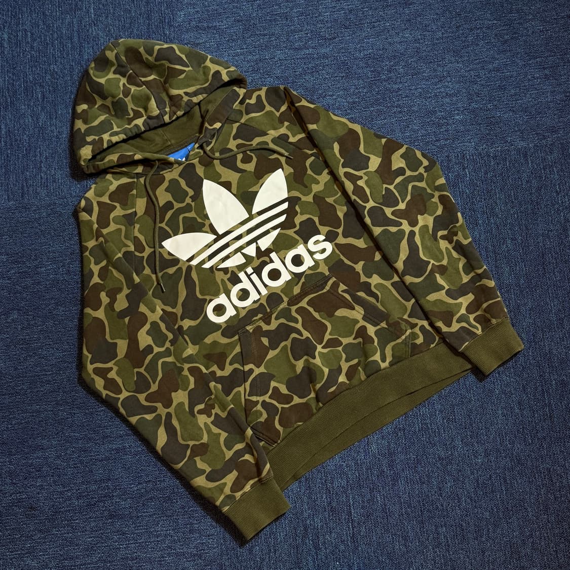 아디다스 빅로고 카모 후드티  상품이미지1