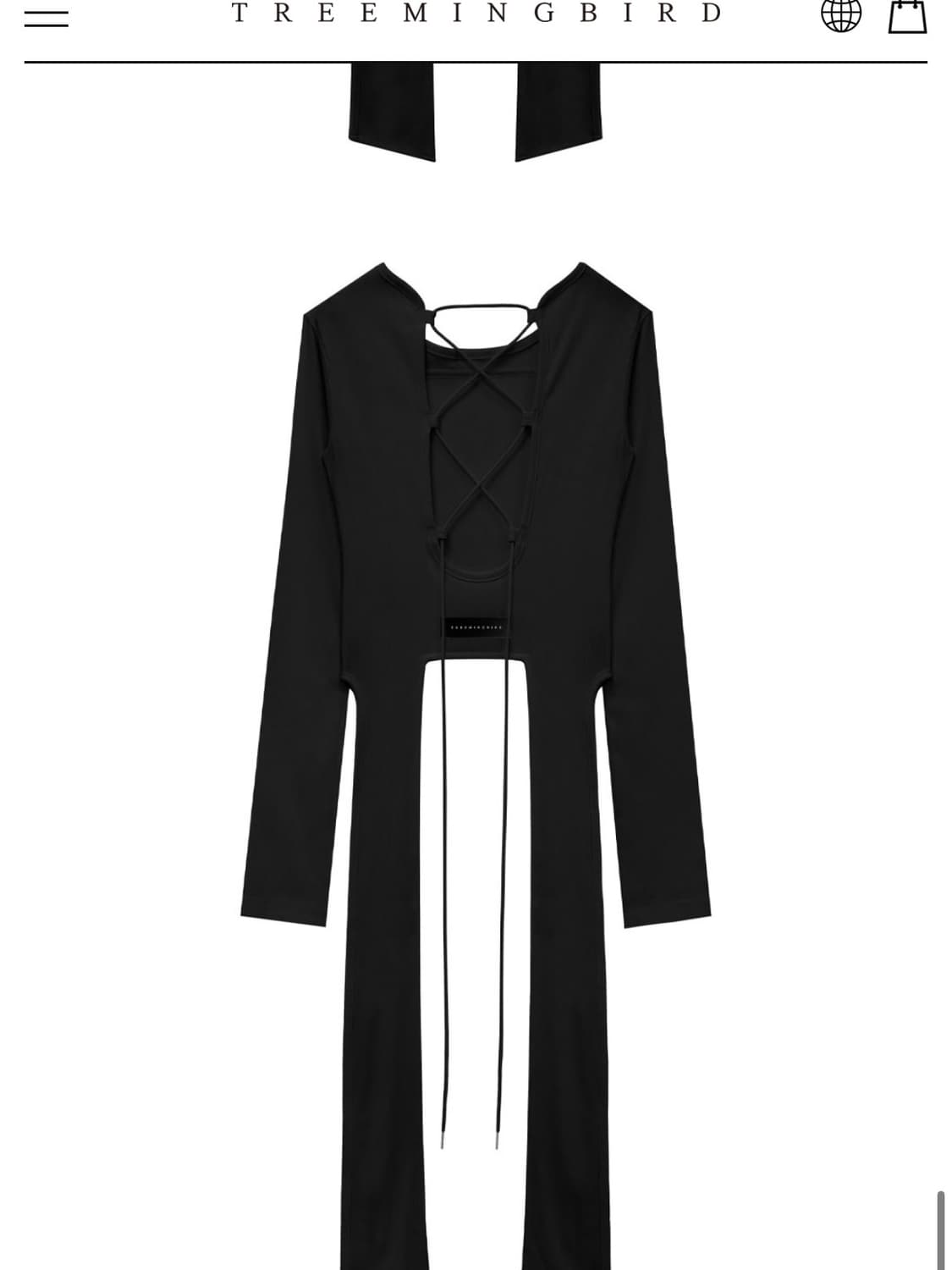 트리밍버드 스트랩 롱슬리브 새상품 상품이미지5