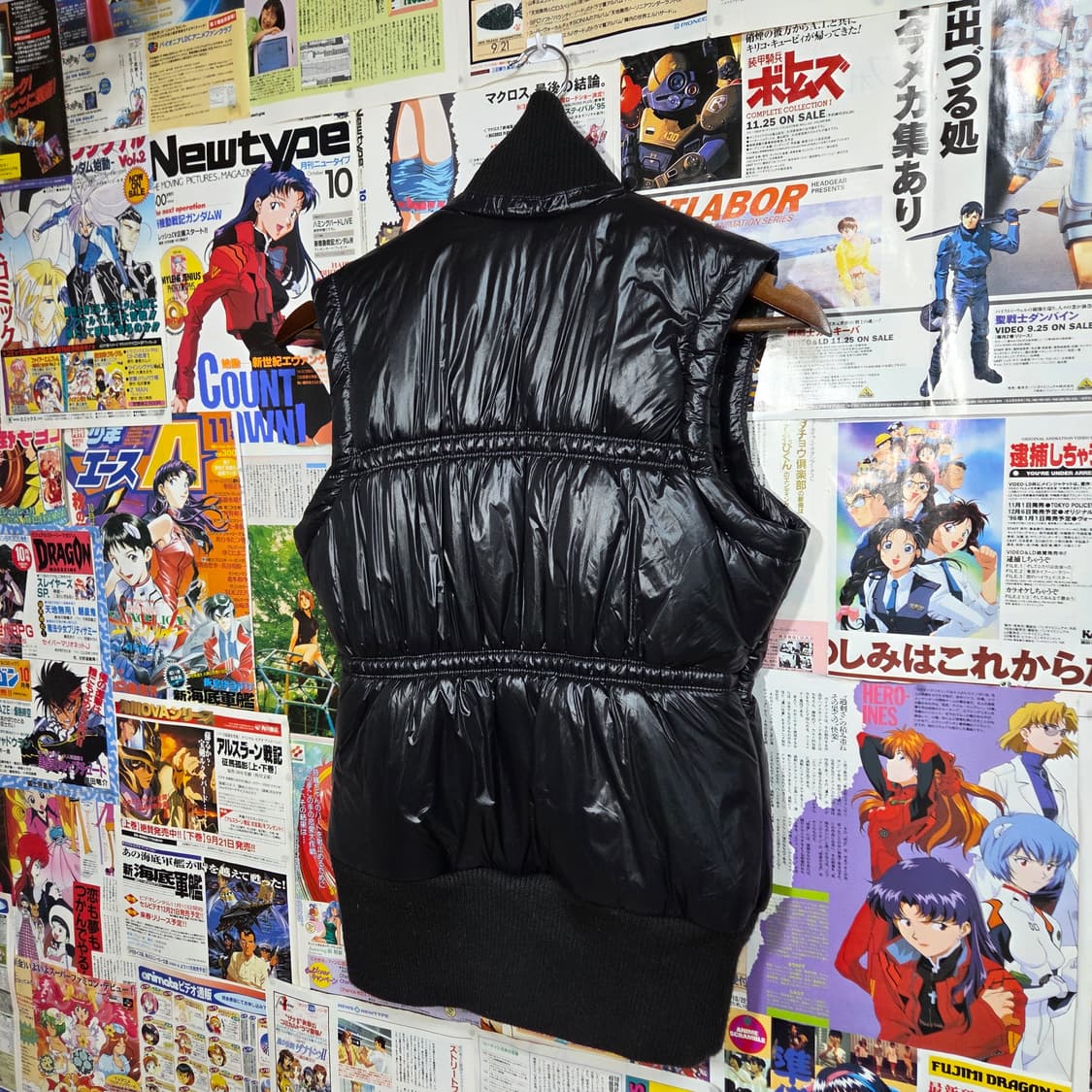 아디다스 글리터 유광 걸스 하이넥 패딩 베스트 상품이미지6