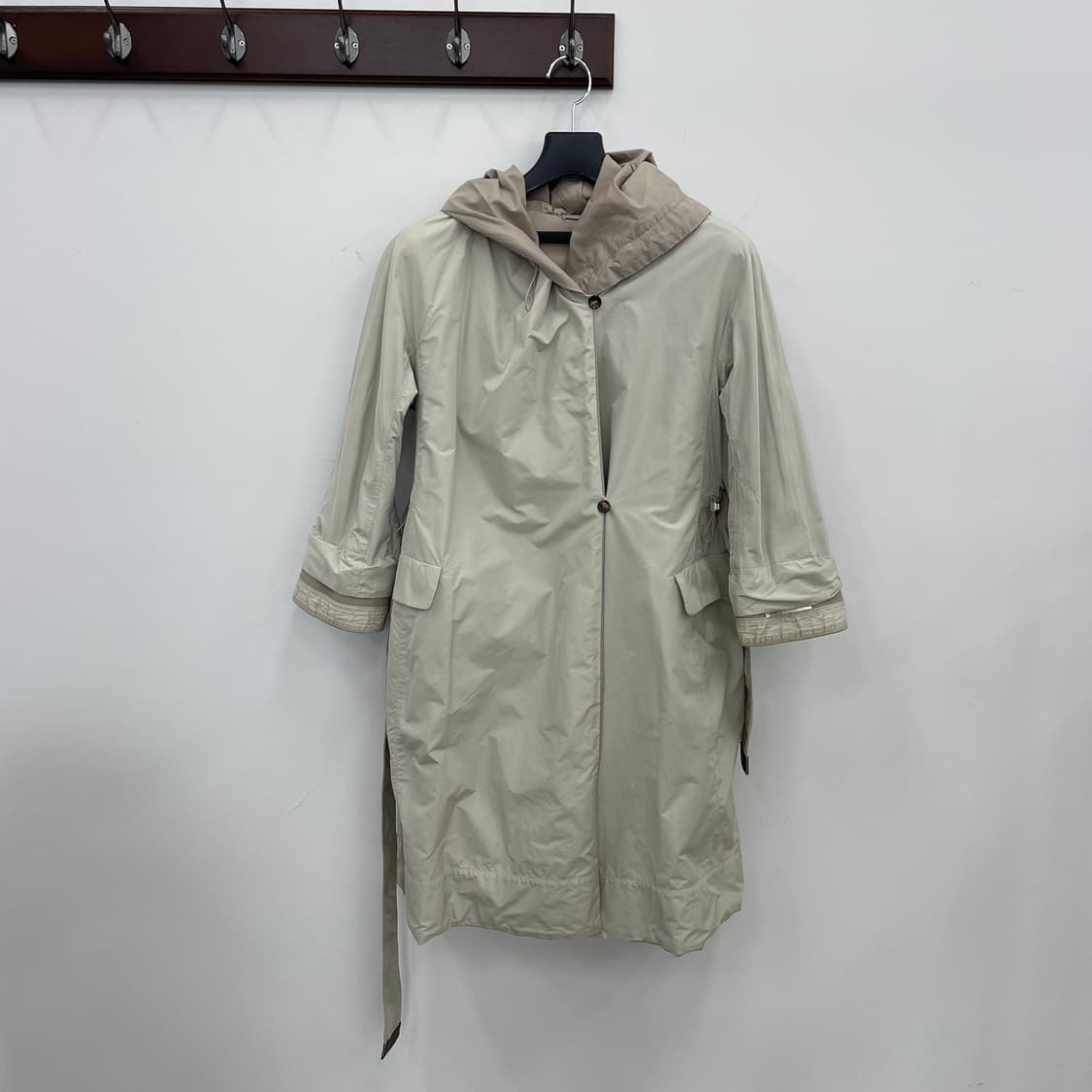 S막스마라 리버시블 후드 야상 코트 상품이미지3