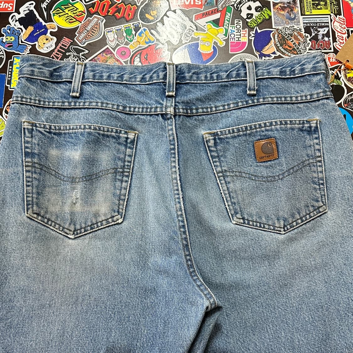 칼하트 블루 진 데님 팬츠 B17-DST 38 상품이미지3