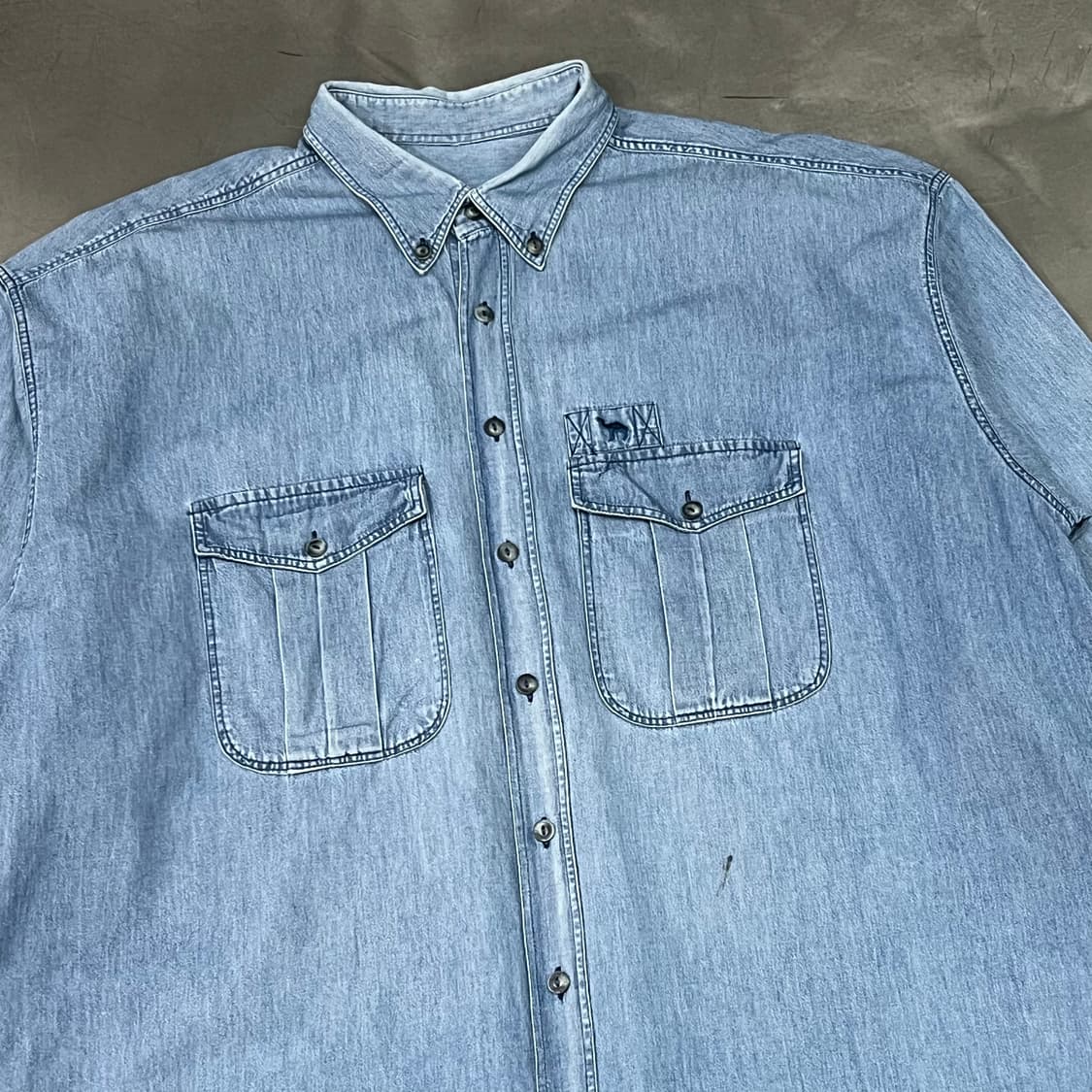  카멜 워크 데님 셔츠 y16065 상품이미지3