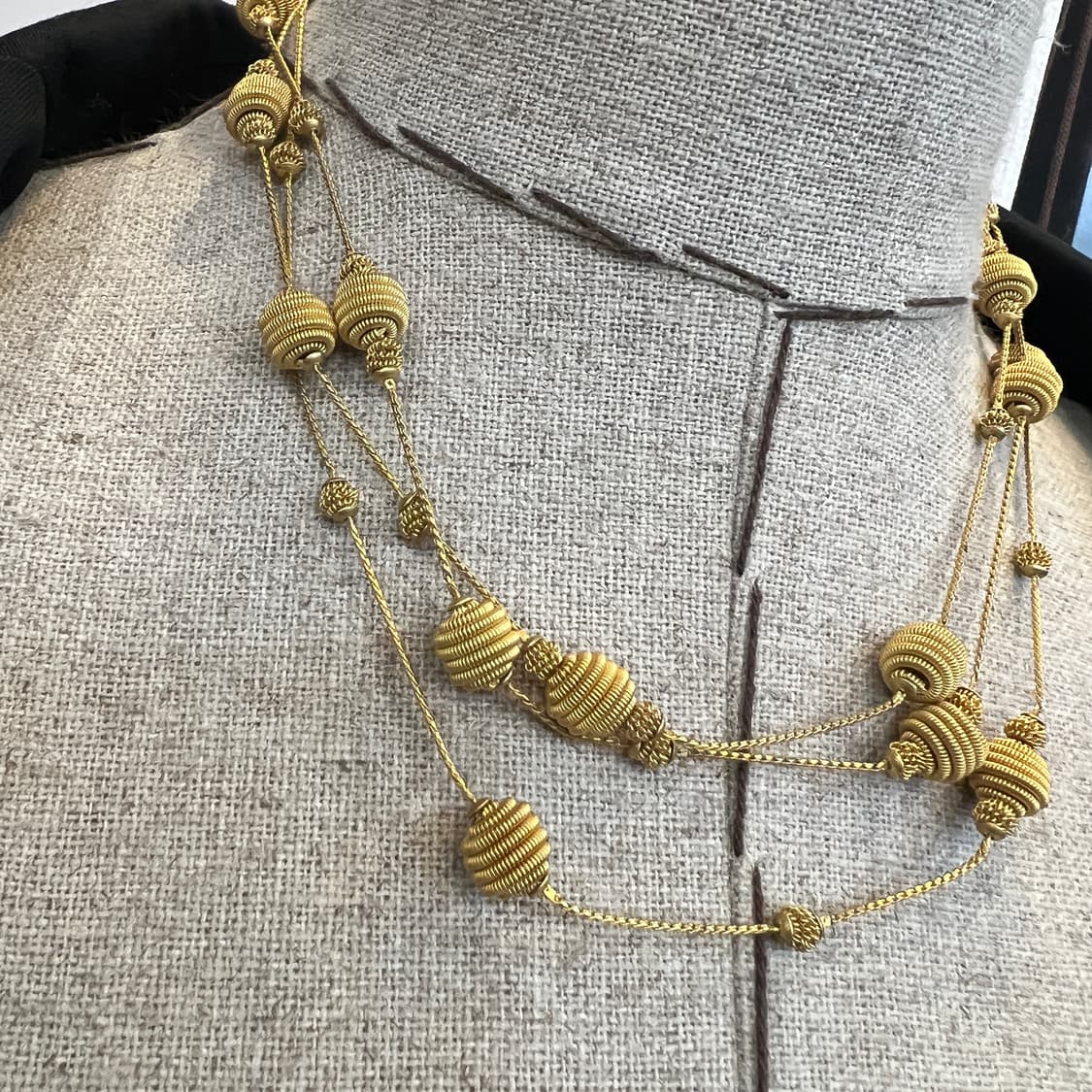 ANNE KLEIN 볼 비즈 목걸이 상품이미지3