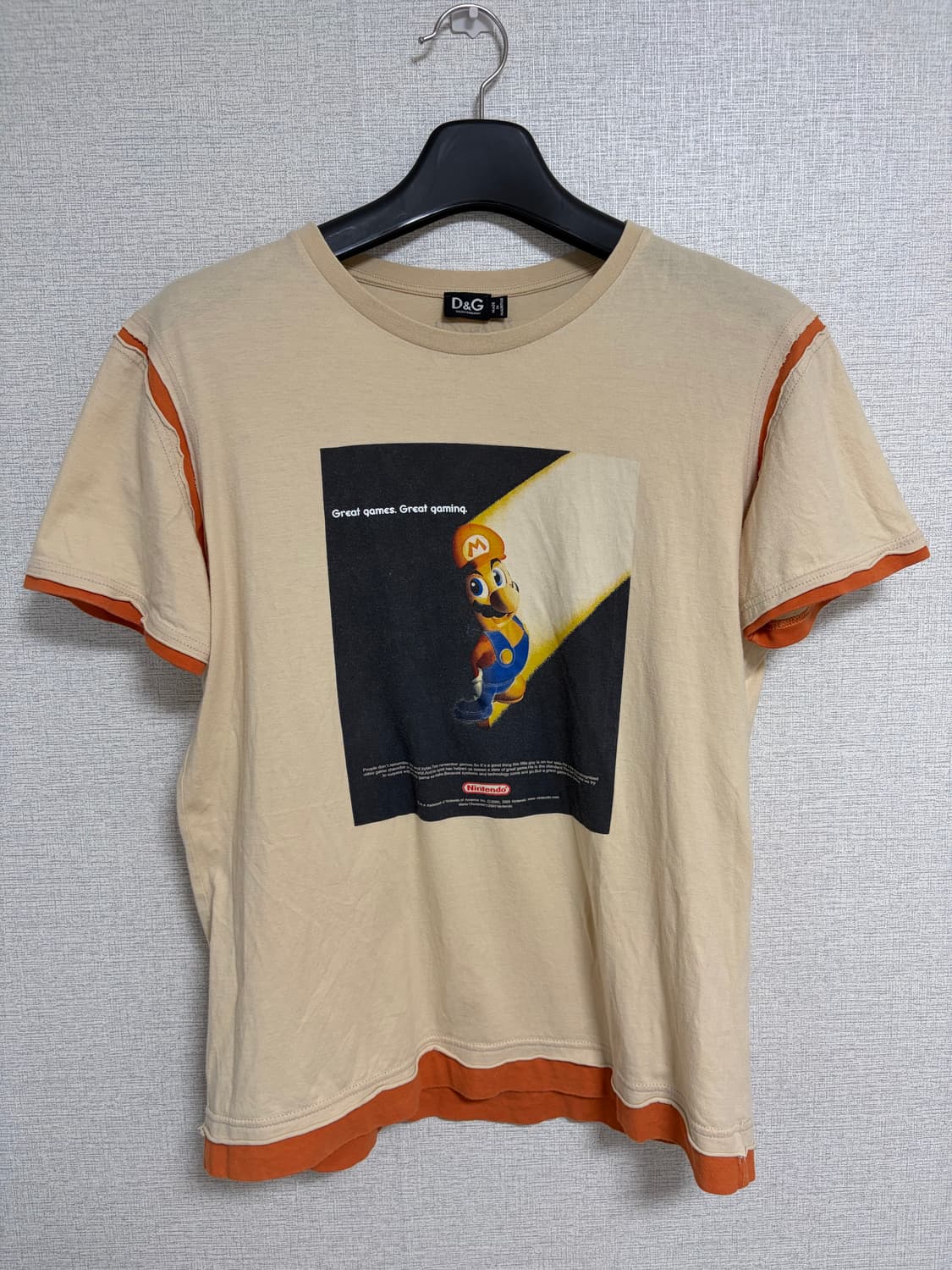 돌체앤가바나/07ss 마리오티셔츠/L 상품이미지1