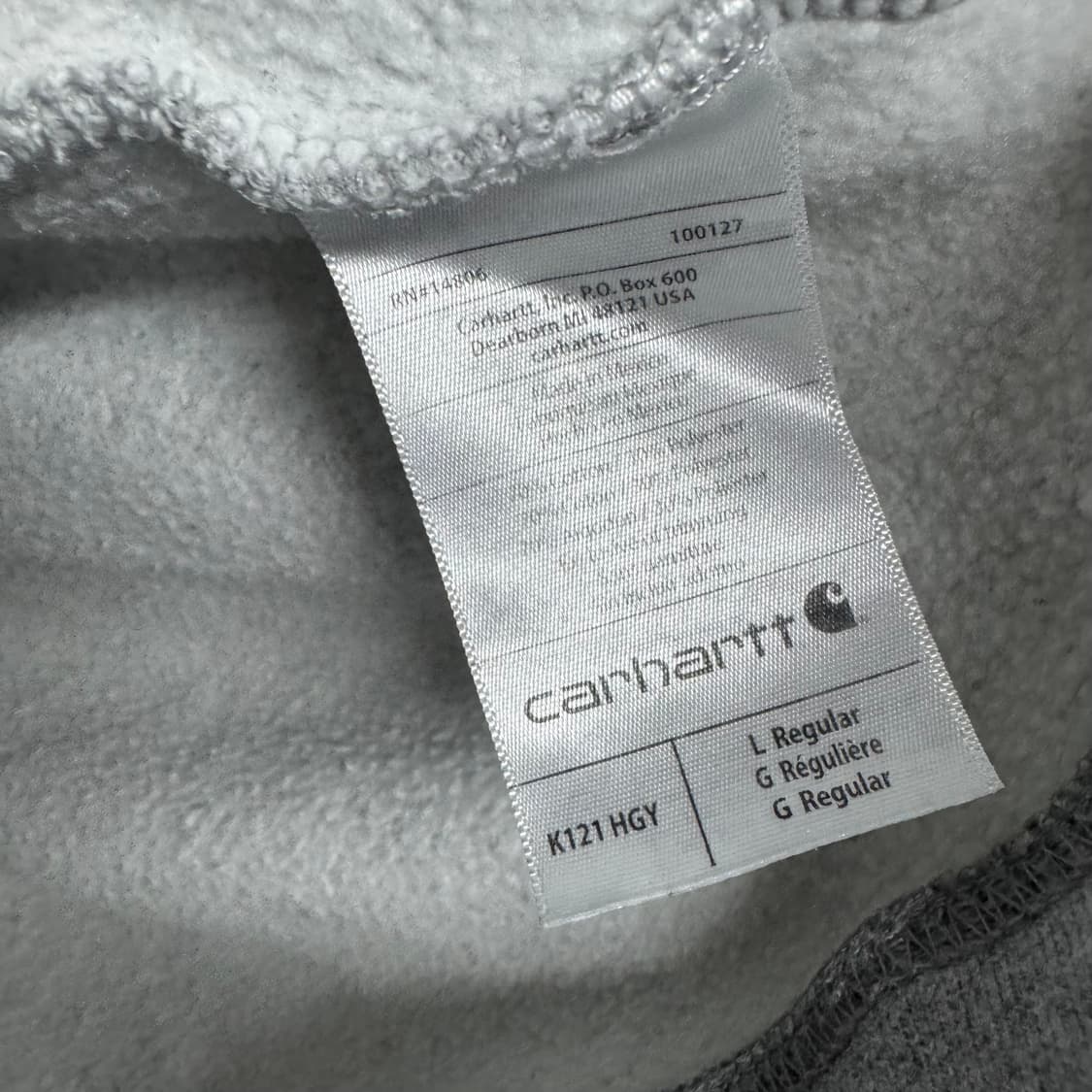 칼하트 로고 후드티 상품이미지4