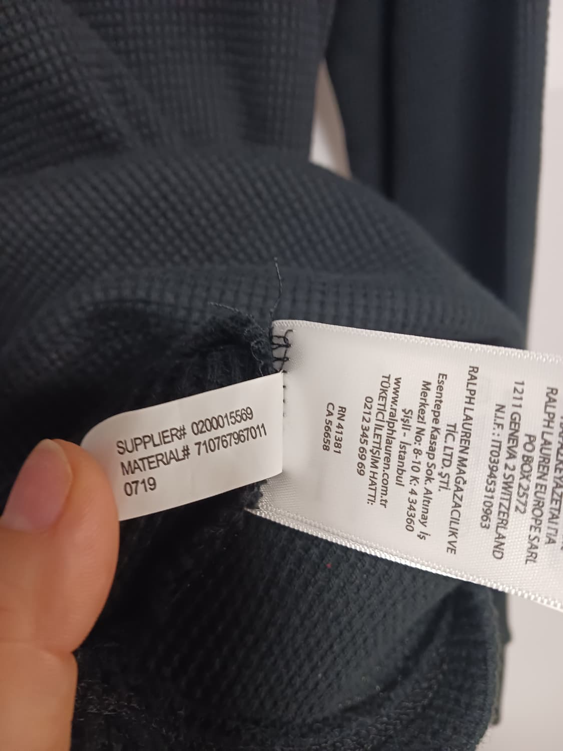 폴로랄프로렌 와플 라운드니트 상품이미지3