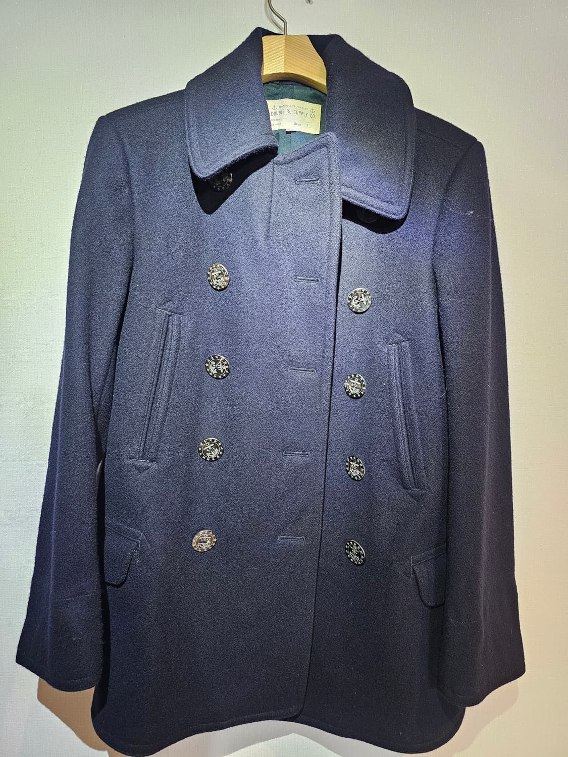 더블 RL(RRL) 피코트 / S 사이즈 / 네이비 / 해군 버튼 상품이미지1