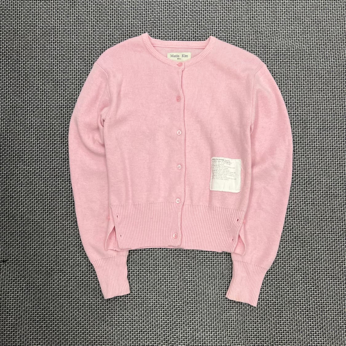 마땡킴 핑크 가디건 상품이미지1