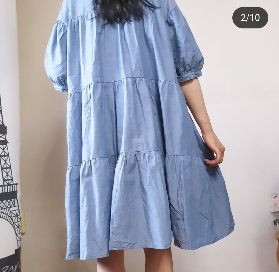 택달린 새옷 일본빈티지 아방핏 원피스  상품이미지2