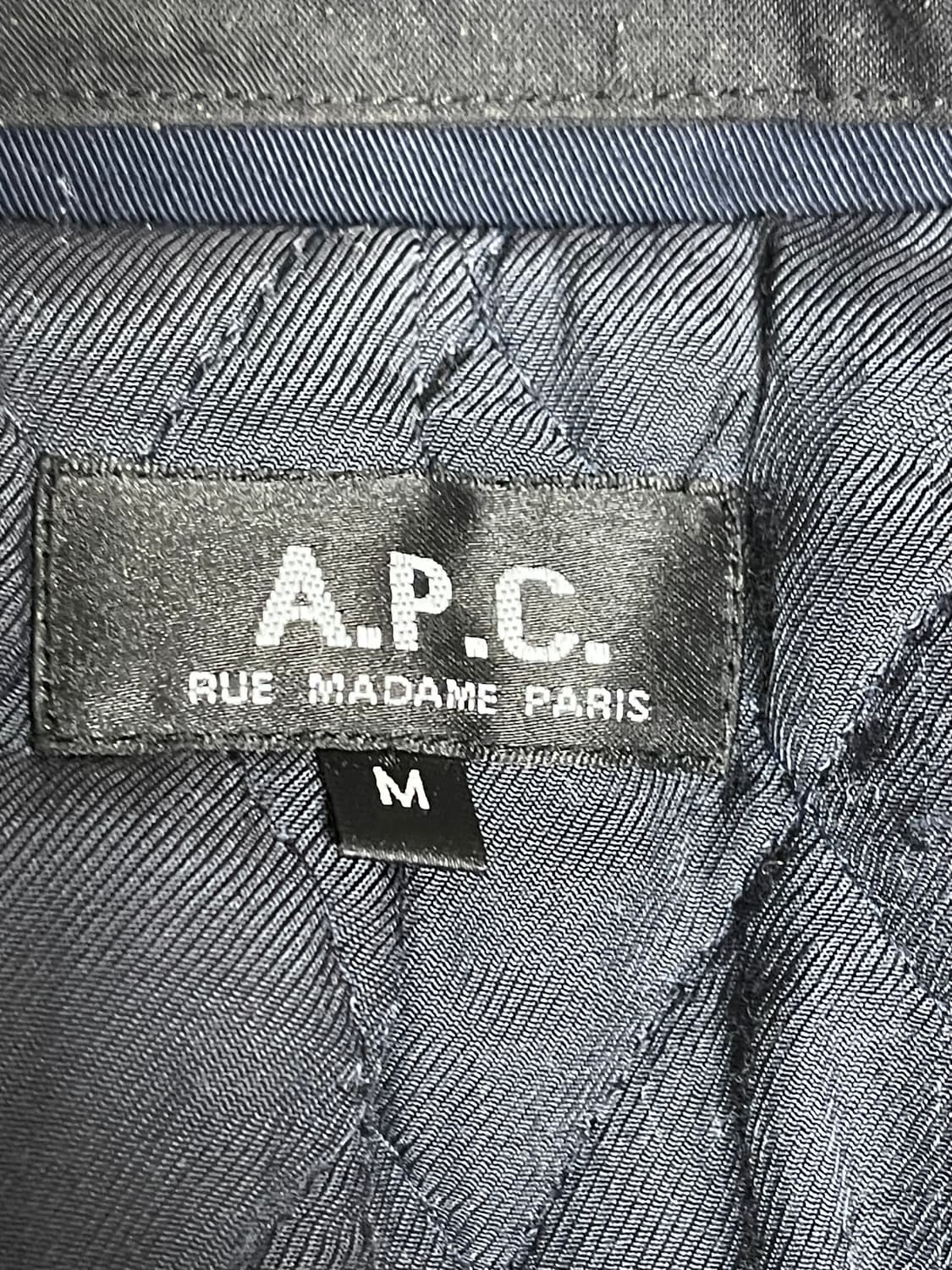 아페세(a.p.c) 맨체스터 항공 봄버자켓 네이비 M 상품이미지8