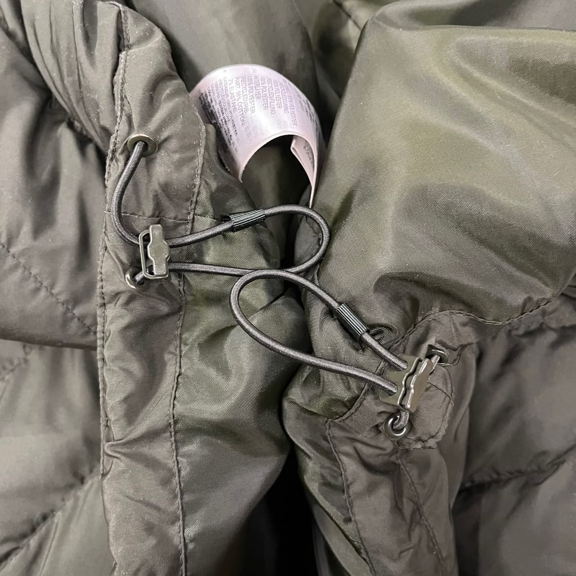 아디다스 카키 하늘 로고 경량 숏패딩  상품이미지7