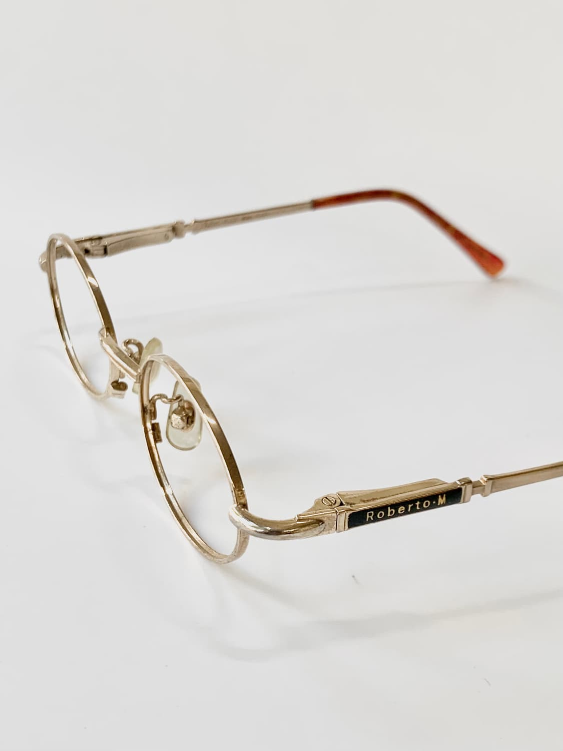 [픽키-587] (Small) 골드 오벌 안경테 빈티지 메탈 상품이미지5