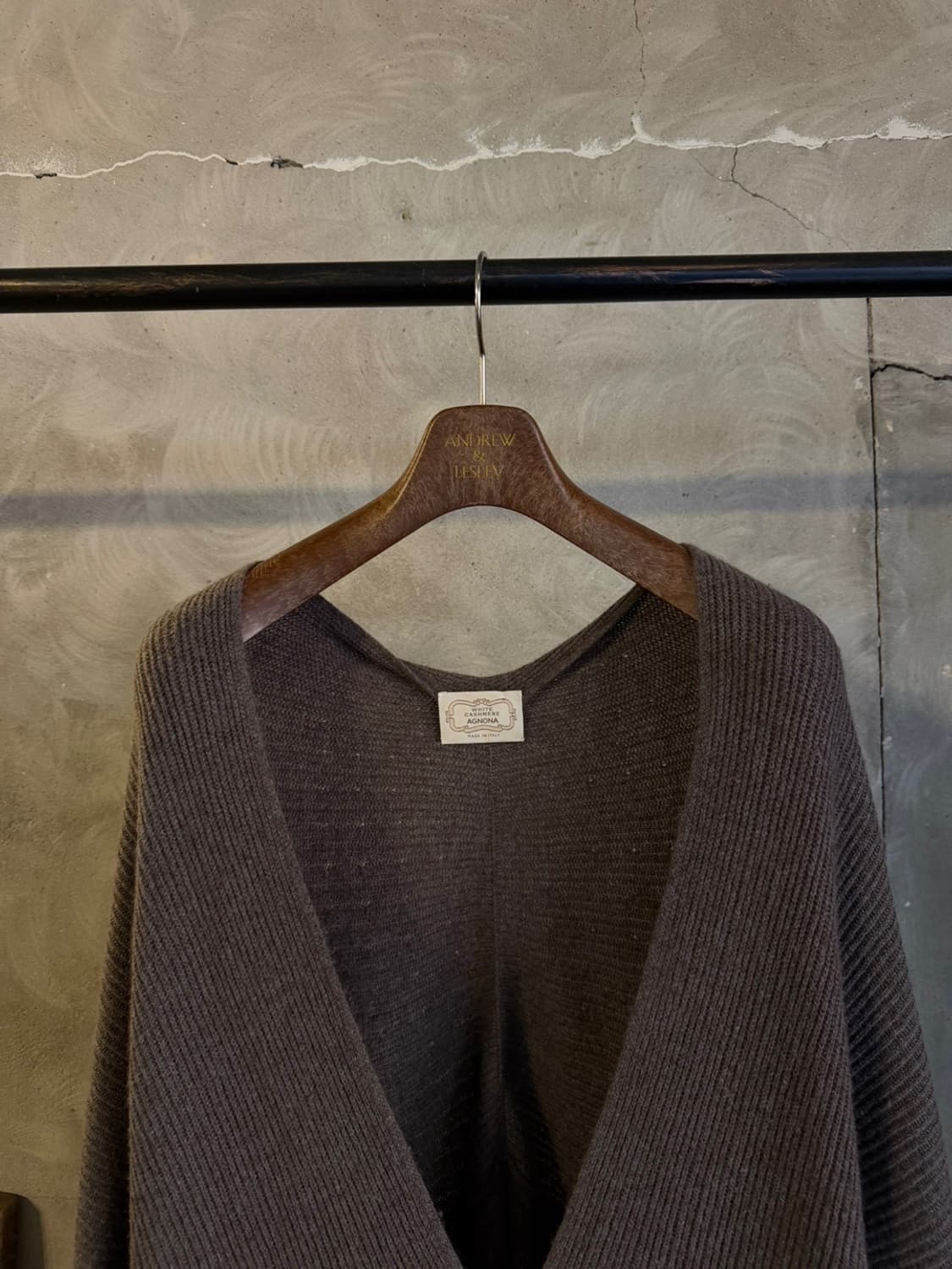 아뇨나 화이트 캐시밍니 롱가디건 66~77 상품이미지3