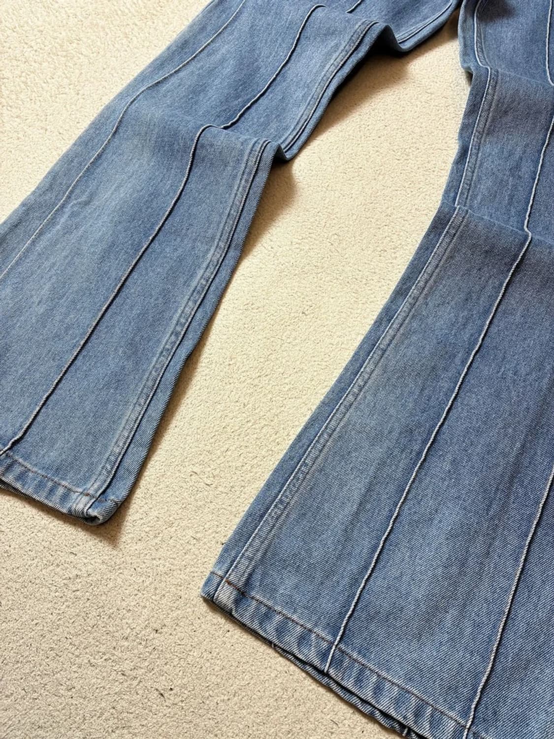 기준 KIJUN 22ss 8핀 턱 부츠컷 와이드 데님 팬츠 PN8021 상품이미지5