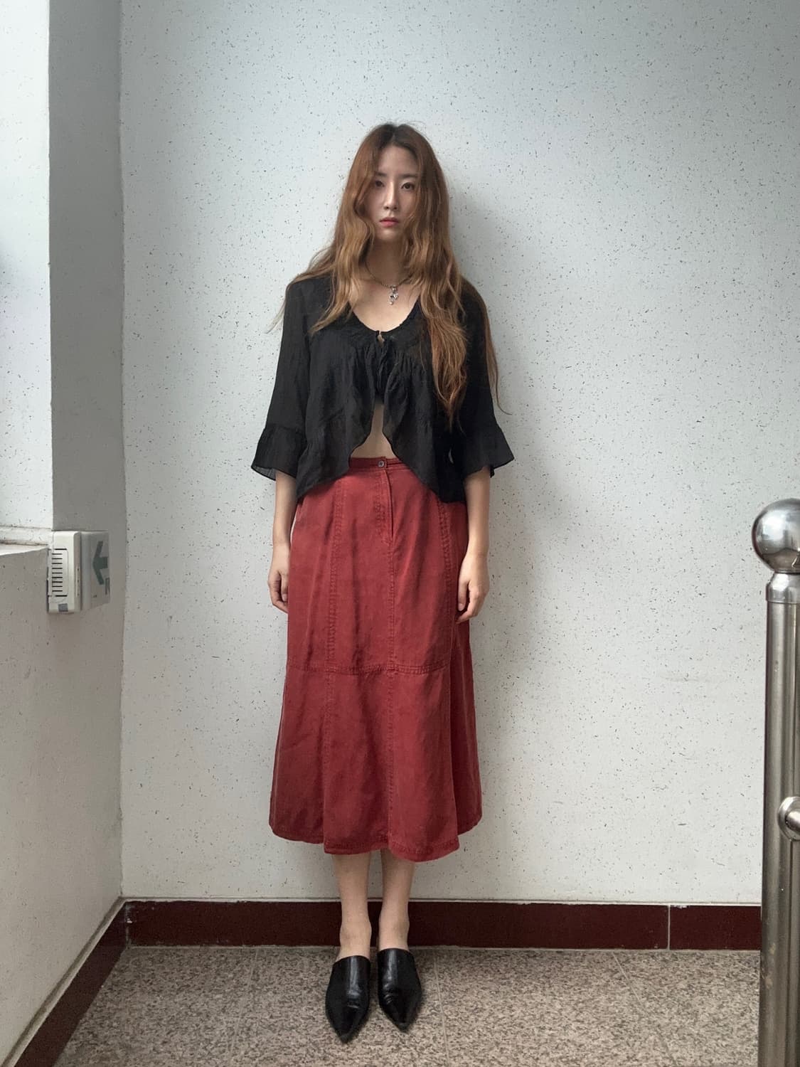 블랙 볼레로 블라우스 가디건 상품이미지9