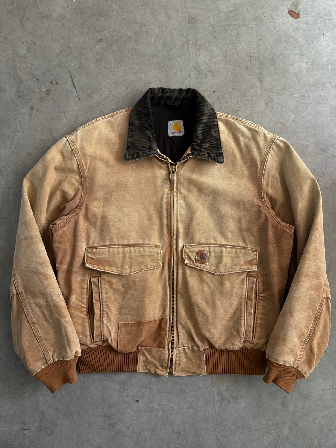 Carhartt 칼하트 90’s J165 베이지 워크 자켓 상품이미지1