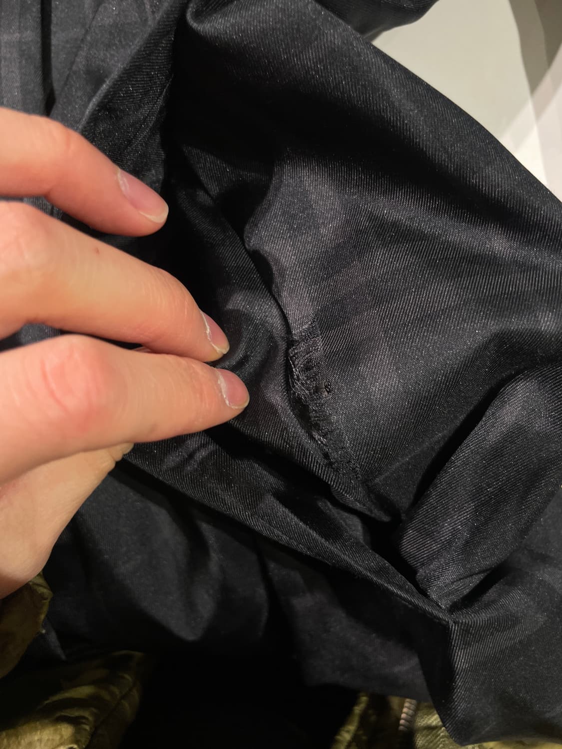 버버리 블랙 노바체크 히든 집업 버튼 폴리에스터 코트 상품이미지10