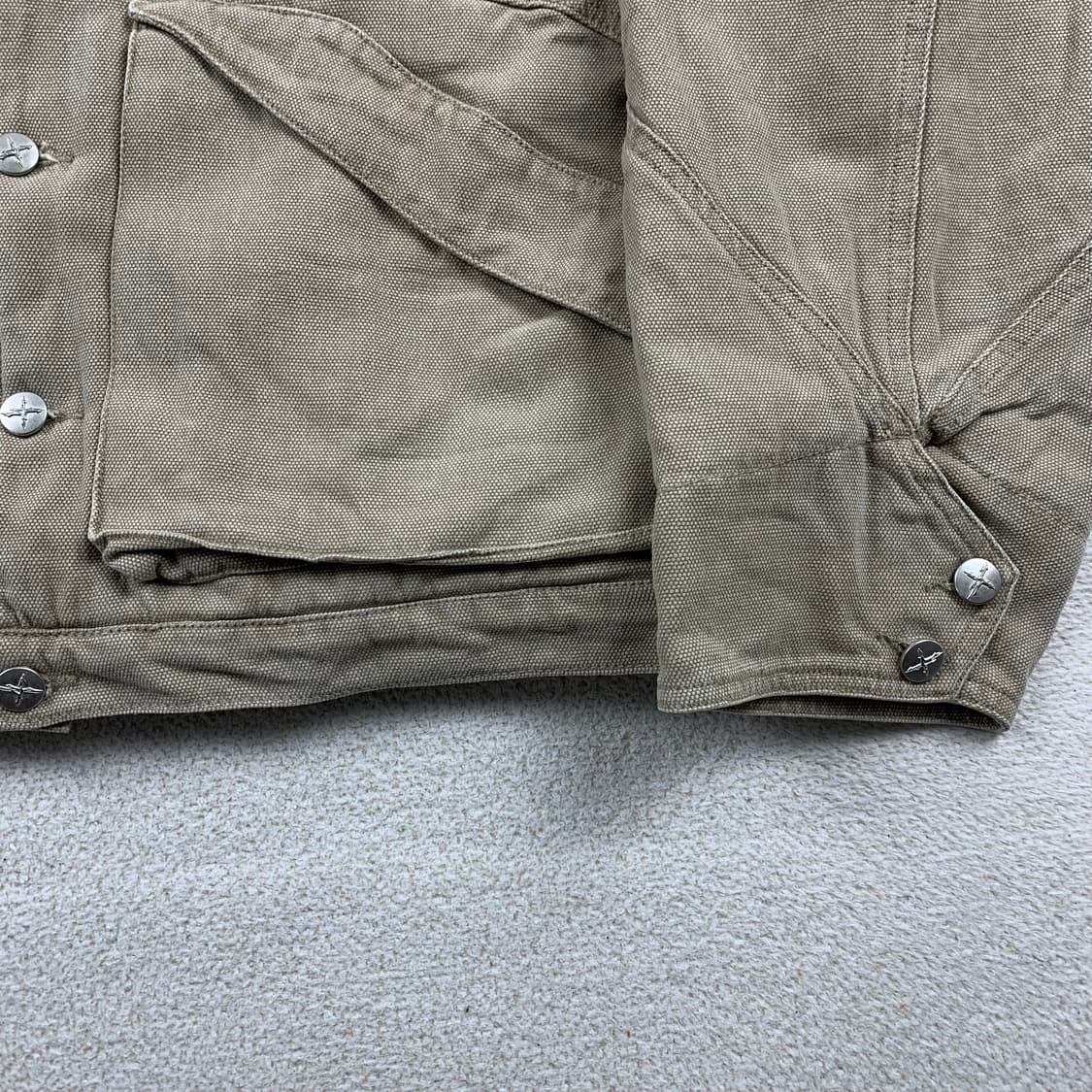 낫포너드 웨스턴 크롭 옥스포드 워크 자켓 베이지 상품이미지8