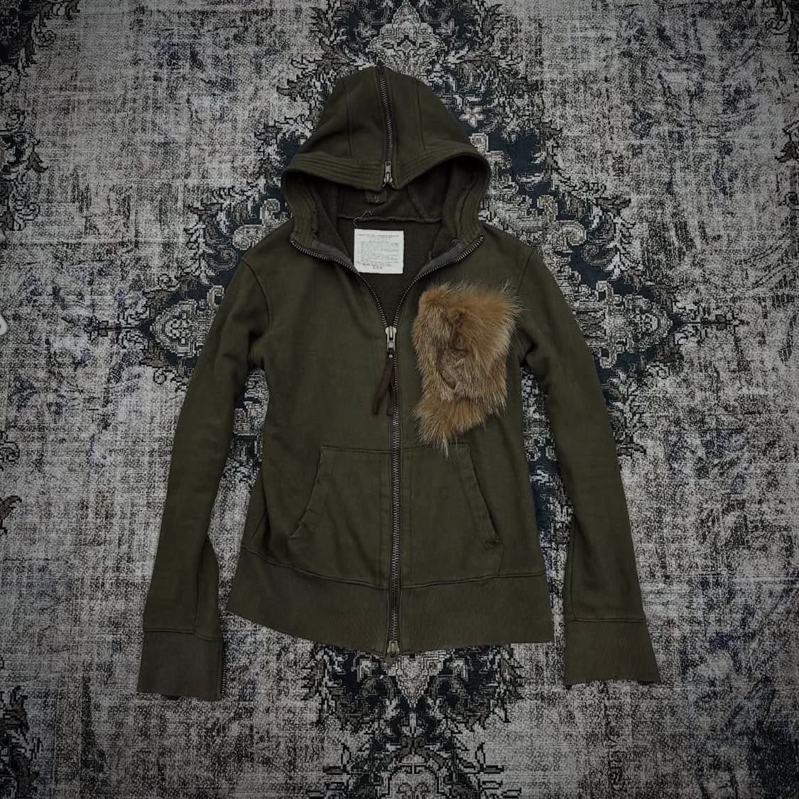 G.o.a 00’s archive fur hood jacket 상품이미지1
