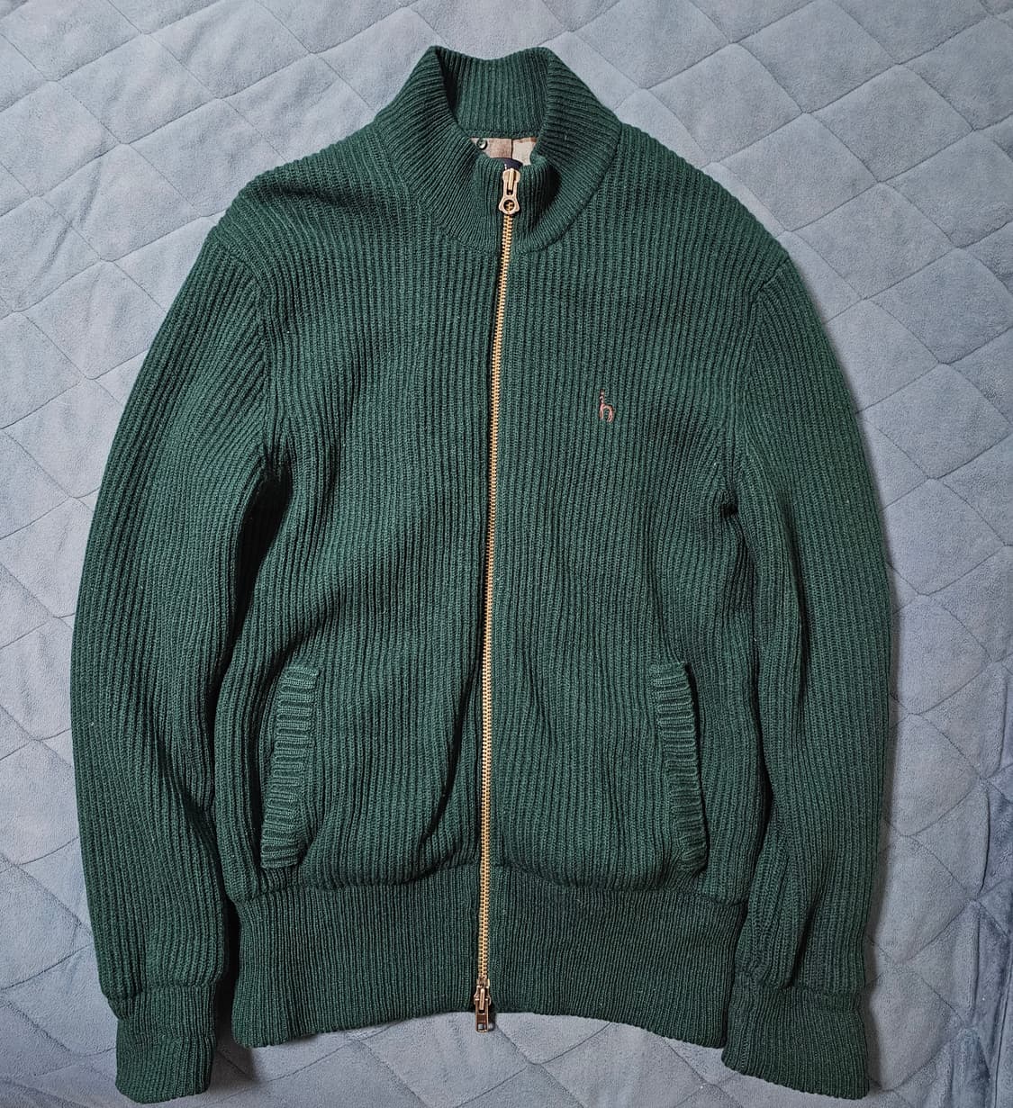 헤지스 니트 집업 상품이미지1