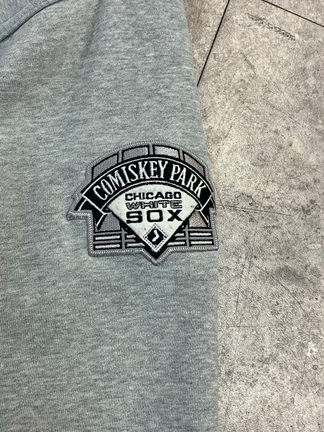 엠엘비 화이트삭스 바시티 버튼 자켓 그레이 105 #csz2164 상품이미지6