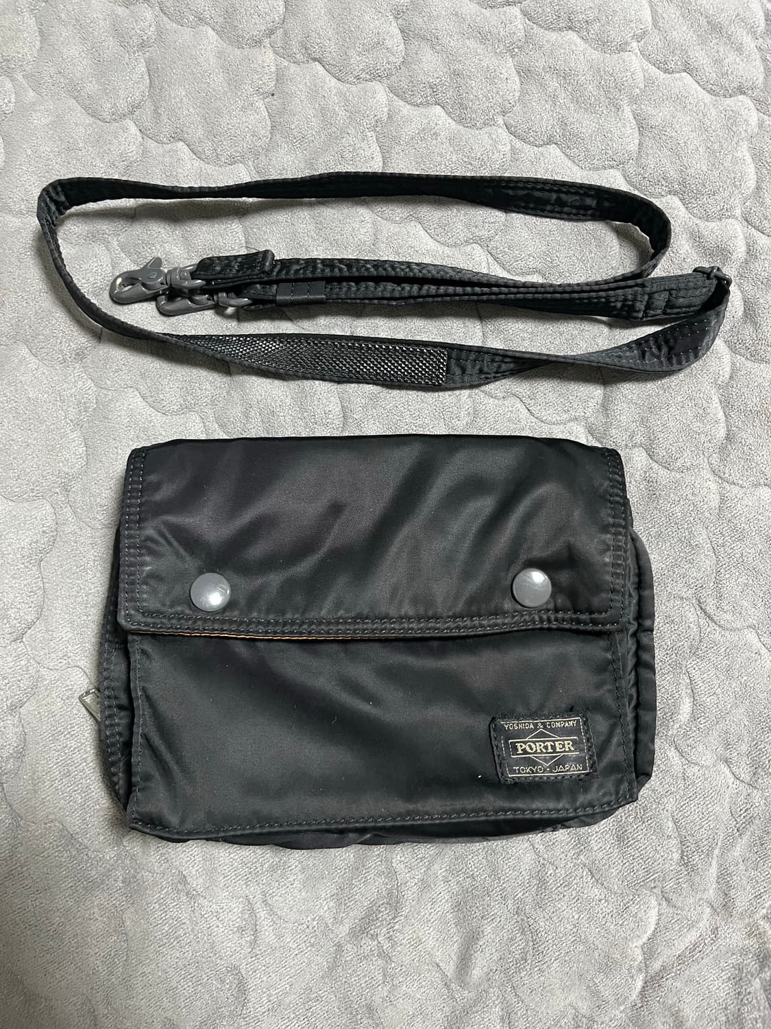 Porter 요시다 포터 탱커 스냅 숄더백 블랙 상품이미지1