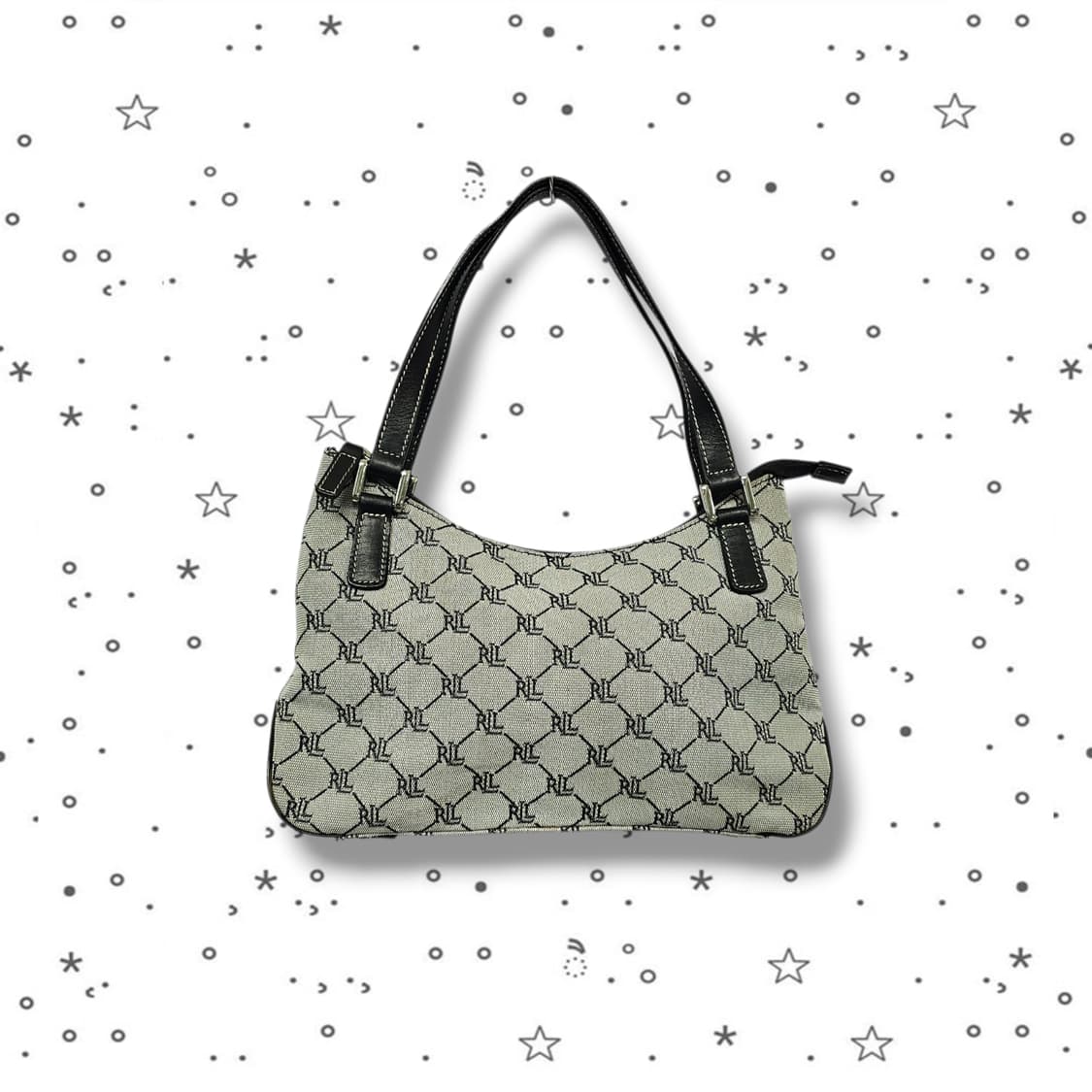 Ralph Lauren 랄프로렌 모노그램 캔버스 숄더백 상품이미지2