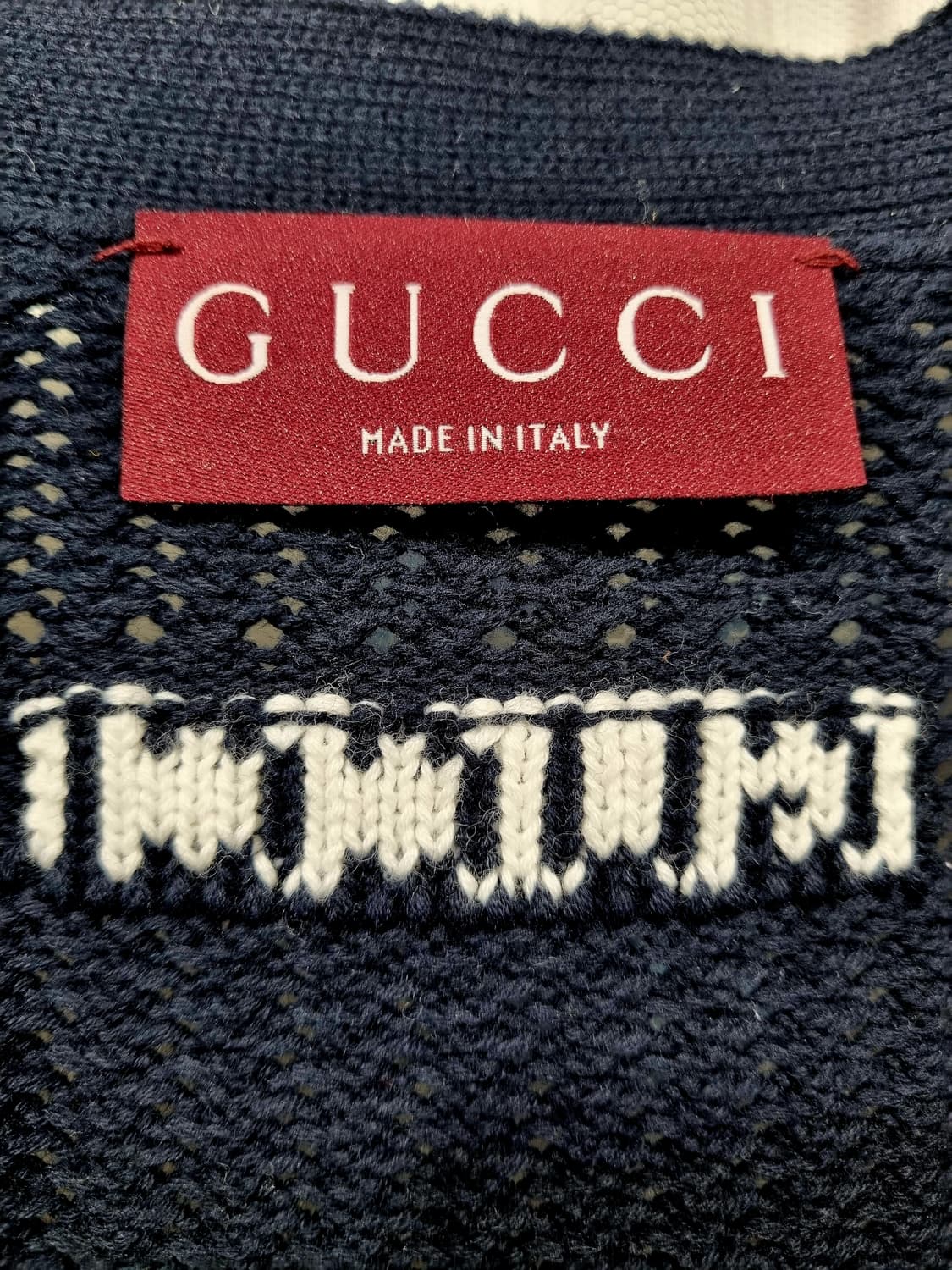 정품) 구찌  코튼 니트 가디건  상품이미지4
