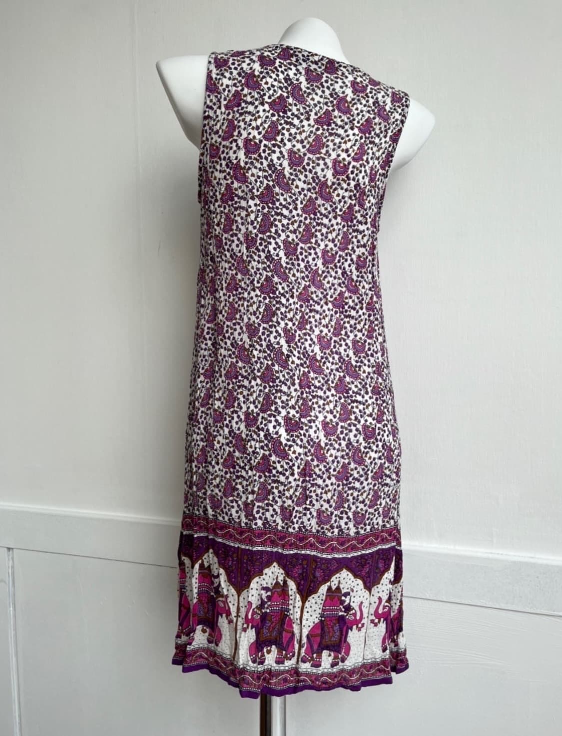 MALAIKA 에스닉 코끼리 보더 페이즐리 원피스 상품이미지4