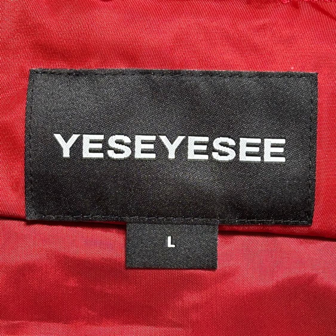 예스아이씨 하이넥 스타디움 자켓 레드 L 상품이미지5