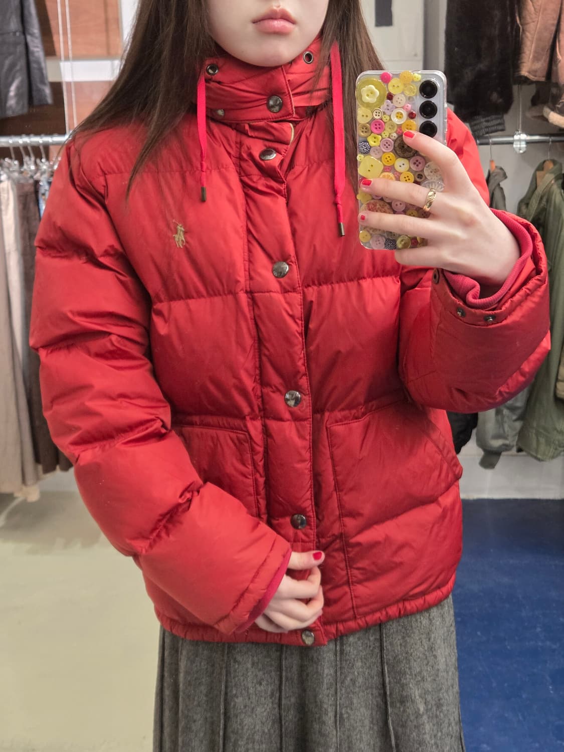 PRL 폴로 랄프로렌 후드 푸퍼 패딩 상품이미지1