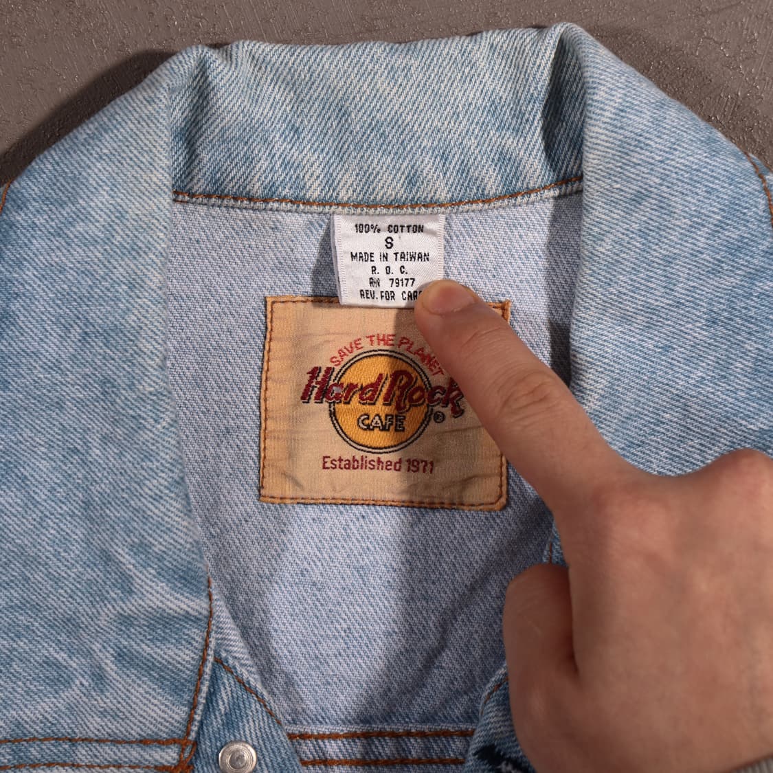 하드락카페 데님자켓 상품이미지3