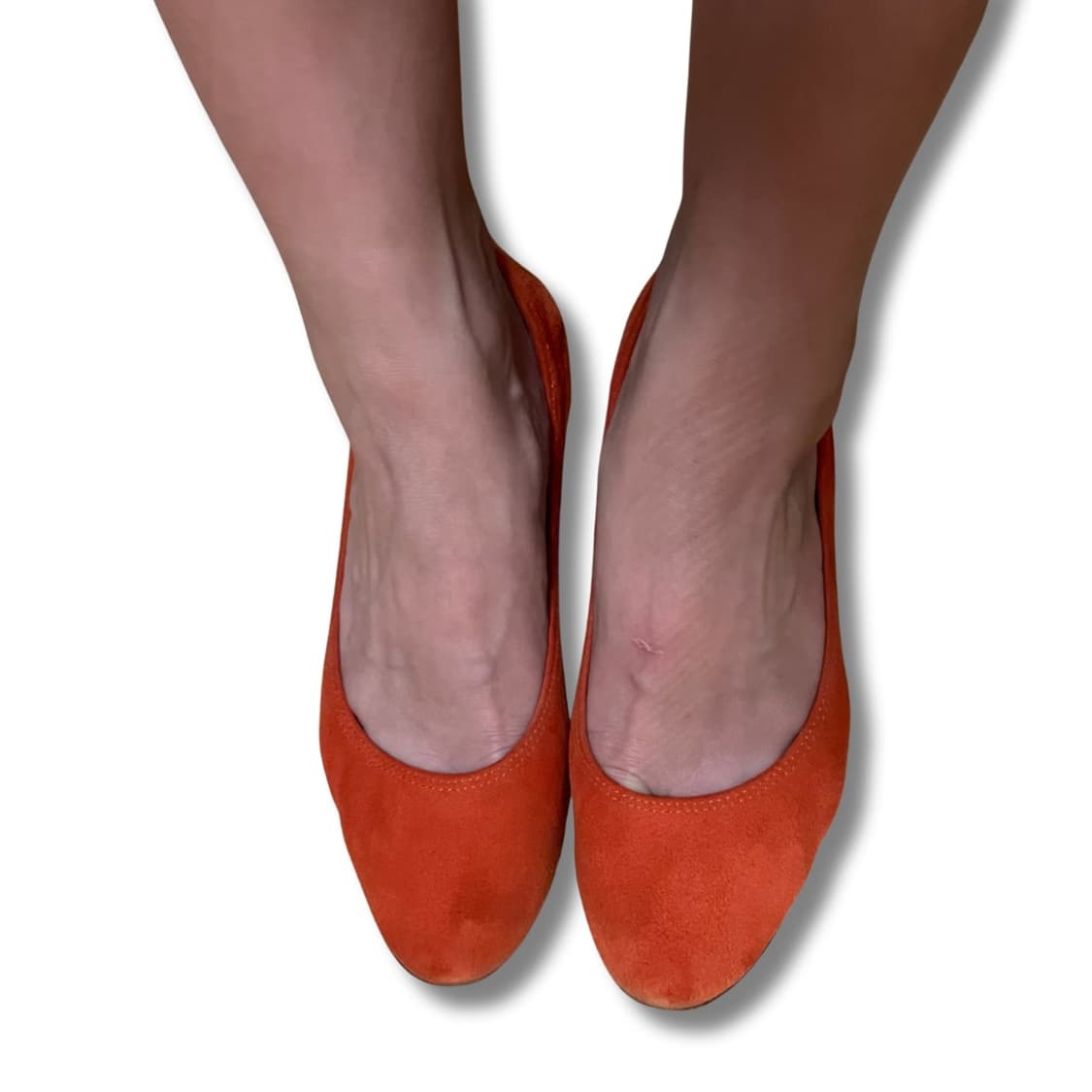 LANVIN Orange 🍊 Suede Block Heel 230 상품이미지3