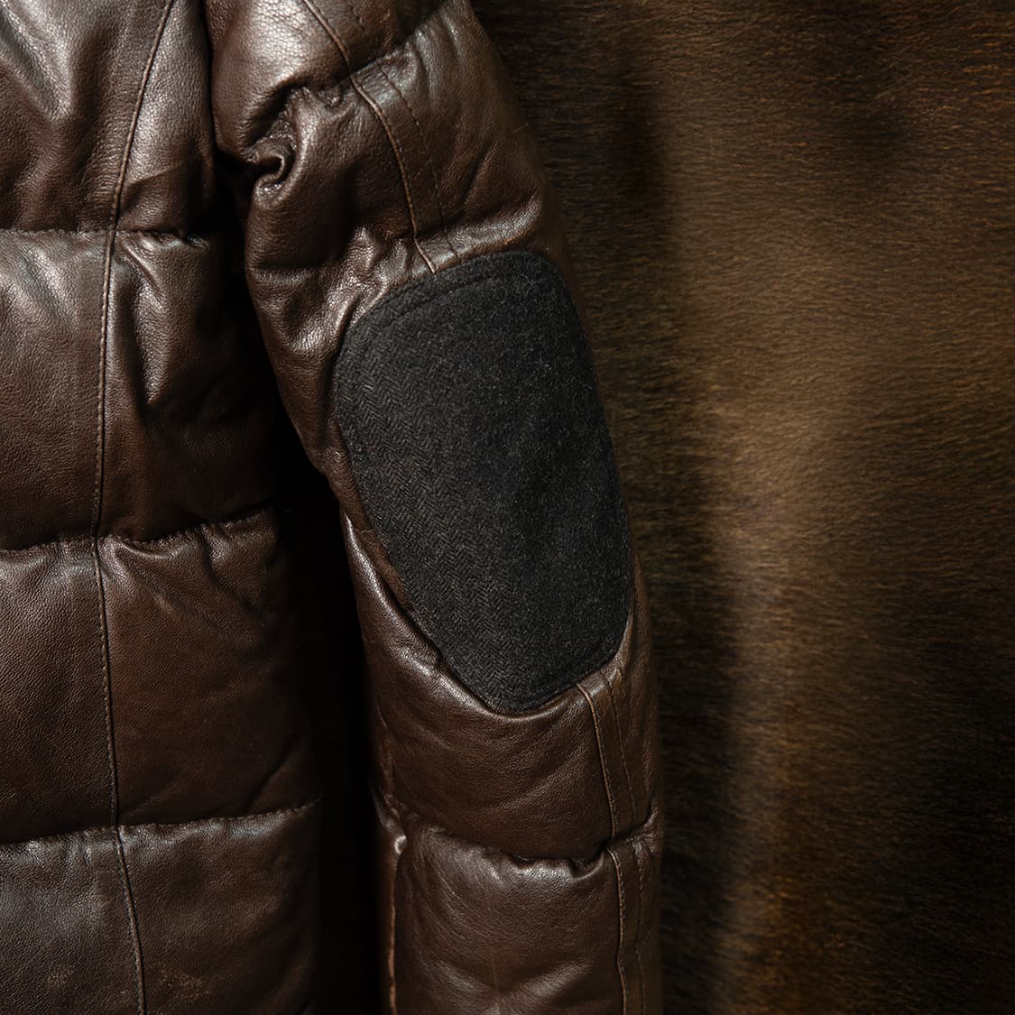 [97] 시리즈 램스킨 레더 다운 자켓  상품이미지7