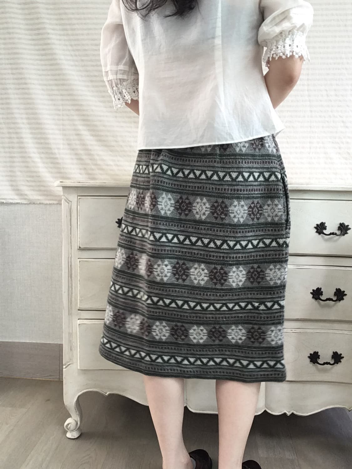 jpn vintage deep green bohemian medium s 상품이미지5