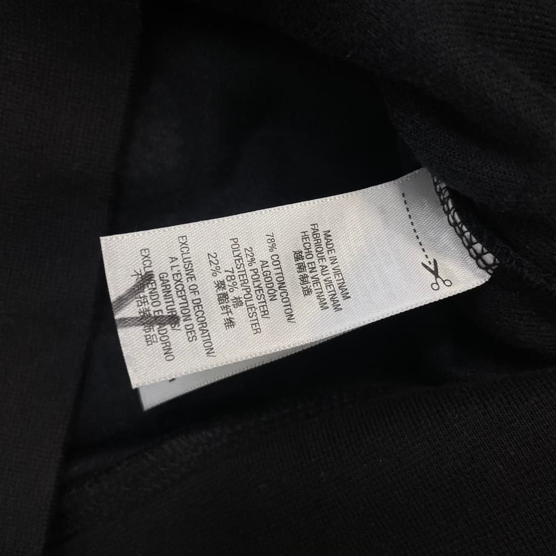 쥬시꾸띄르 글리터 벨벳 후드 집업 블랙 상품이미지7