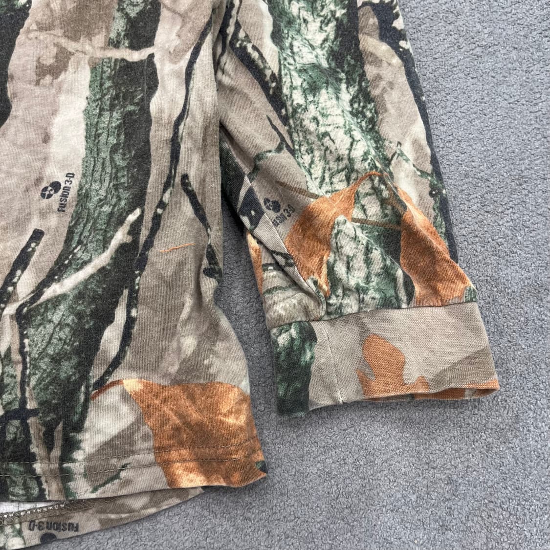 2XL 빈티지 리얼트리 카모 긴팔티 상품이미지3